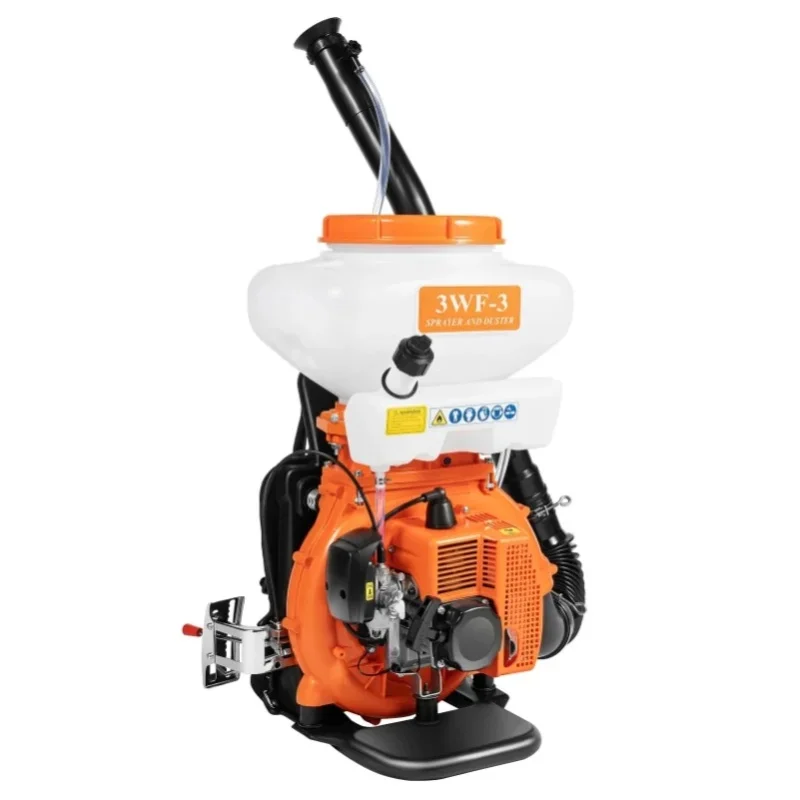 2,13 kW 3-in-1 Rucksack-Landwirtschafts-Nebel- und Sprühgerät, 3WF-3 Benzinbetriebener Rucksacksprüher mit 14L Tank, 7500 U/min für Garten und Landwirtschaft NEU (39*32,5*70cm)