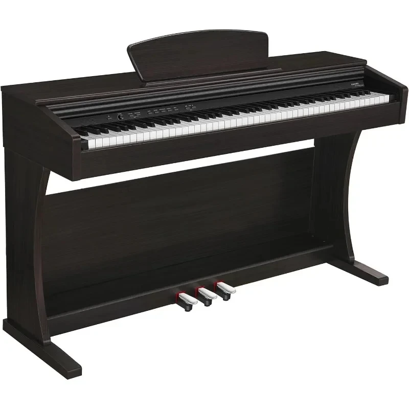 

Digital Piano with Hammer Action Weighted Keys, Record, Bluetooth Speakers, Professional Full Fize Key Keyboard Electric