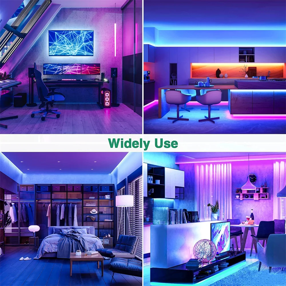 2/5M LED Flexible Silicone Neon Light Strip App Control RGBIC Dimmable Neon Backlight Lamp for Home Neon Sign Decor Lighting