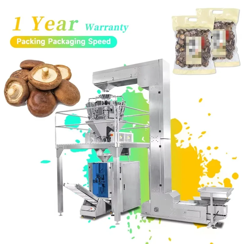 Bean Sprout Food Wrapping Machine CE Fully Automatic Multi function Vertical Packaging Equipment Customized