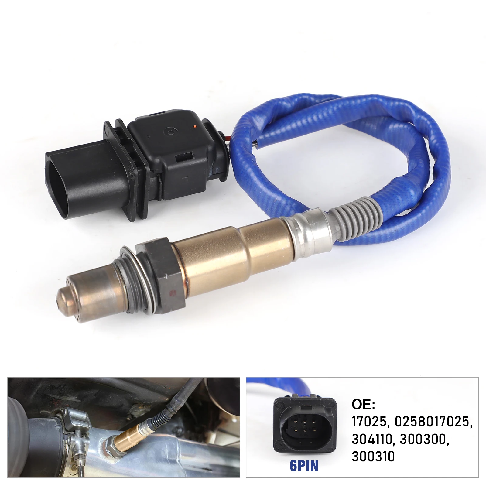 For Bosch LSU4.9 O2 UEGO Wideband Oxygen Sensor For PLX 30-2004 30-4110 30-0300 0258017025 Air Fuel Ratio Sensor
