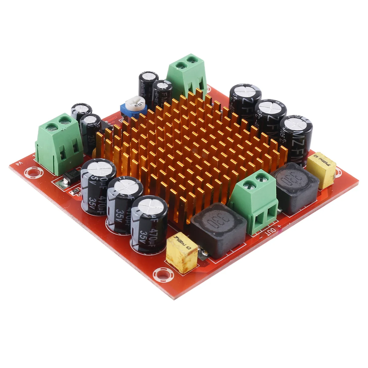 XH-M544 DC 12V 24V 150W TPA3116DA TPA3116 D2 Mono Channel Digital Power Audio Amplifier Amp Board