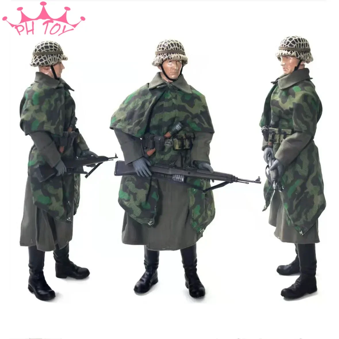 Collections Camouflage 1/6 Scale Germanic Field Army Infantry Male Soldier Action Figures Full Set Toys