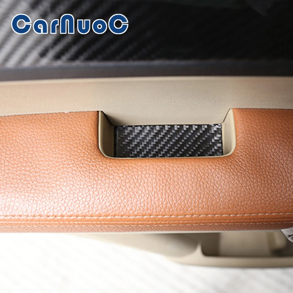 

For Honda CRV 2007-2011 Accessories Door Inner Armrest Spacer Carbon Fiber Decorative Cover Trim Car Stickers Interior Mouldings