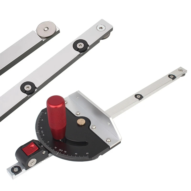 Table Saw Miter Gauge Handle Bench Router Miter Gauge Sawing Assembly Ruler DIY Carpenter Woodworking Tools
