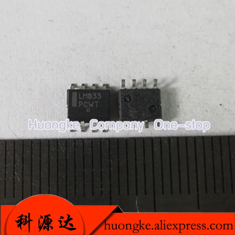 10PCS/LOT LM833 LM833 SOP8  In  Stock
