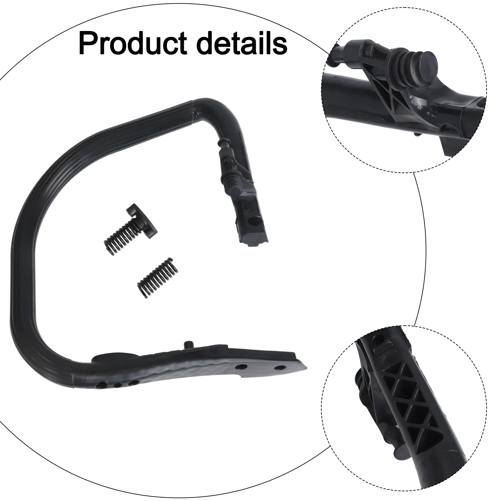 Chainsaw Handle Replacement Hand Tool Set Handle For MS400C Black Fit For MS362 Sturdy Material Garden Maintenance