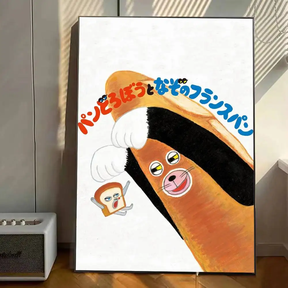 كتاب لطيف B-Bread T-Thief ملصق معرض يطبع ذاتية اللصق ديكور المنزل الديكور صور مطبوعة للحوائط غرفة المعيشة ملصق
