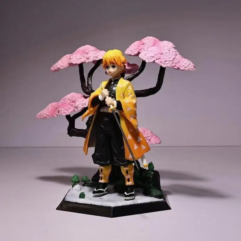 Demon Slayer Kamado Tanjirou Peripheral Kamado Nezuko Figure Kochou Shinobu Ornament Creative Cartoon Holiday Desktop Decoration