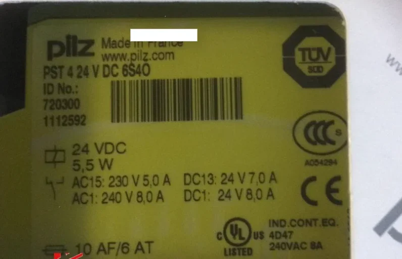 New Pilz Security Module 720300 PST 4 24 V DC 6N/O 4N/C