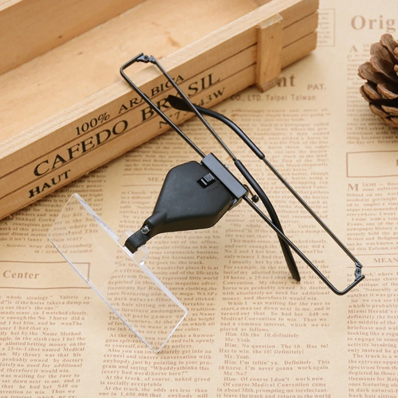 Magnifying Glasses Eyewear Reading 1.5X 2.5X 3.5X Magnification with LED Light Dropshipping