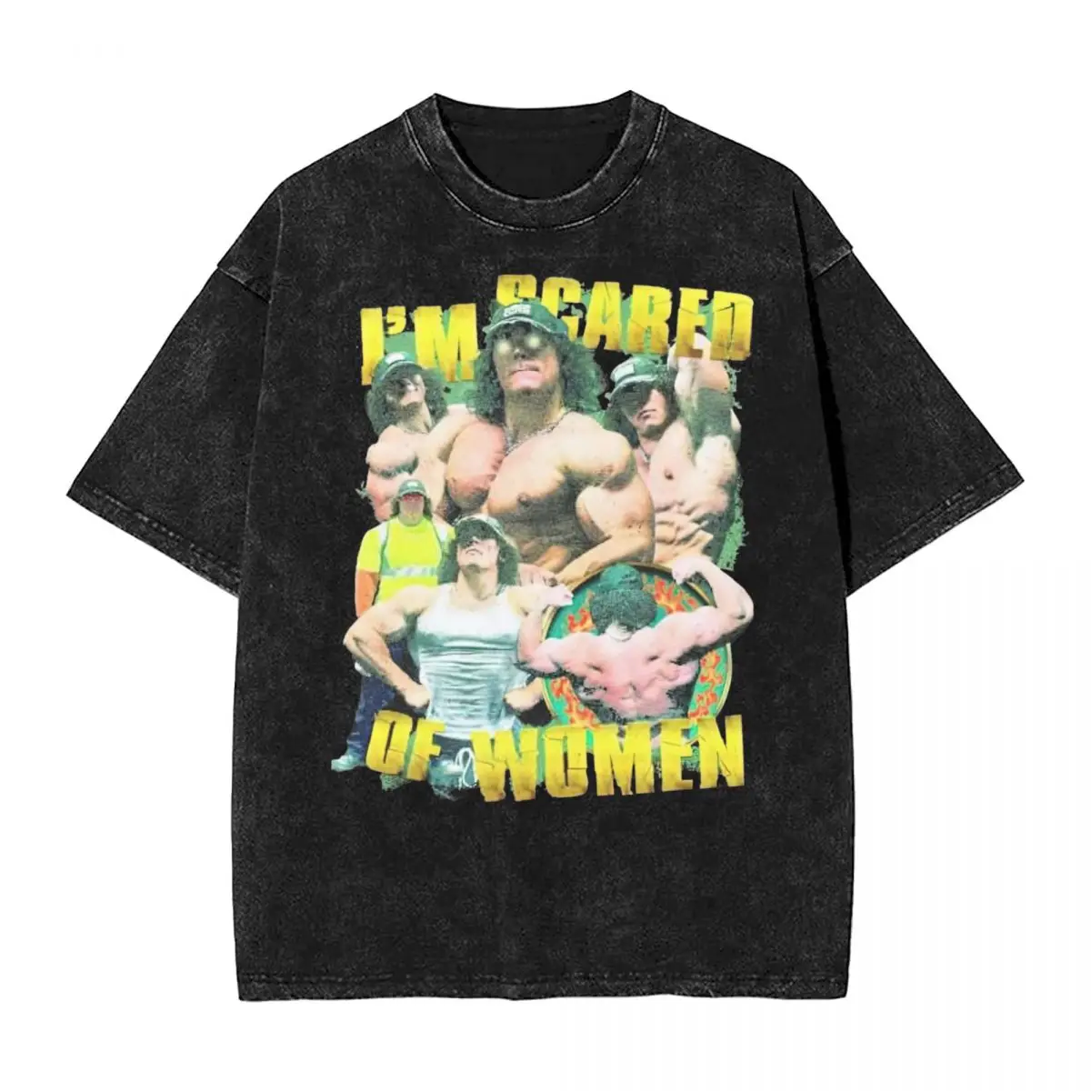 Sam Sulek-camisetas lavadas para homens e mulheres, streetwear hip hop, camiseta vintage, tops de manga curta, verão de rua