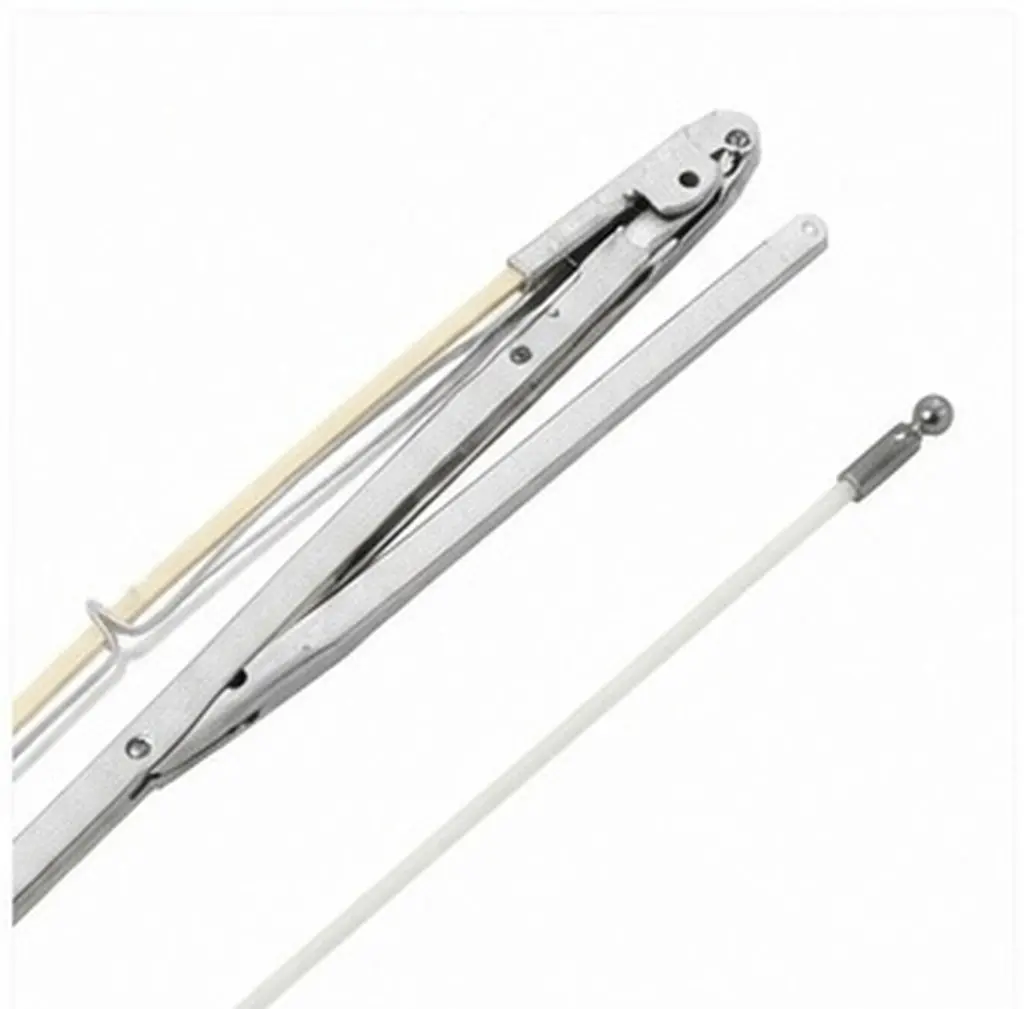 2Pcs Folding Umbrella Repair Components 8-Bone Frame Replacement Ribs Heavy Duty Parasol Pole Fixing Supplies for Outdoor