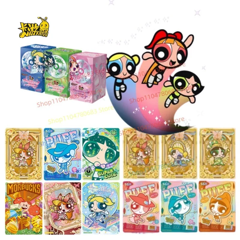 

Коллекционный набор Kayou The Powerpuff Girls Premium Collection X-Element Pack, официальный оригинальный набор коллекционных карточек Blossom Peripheral