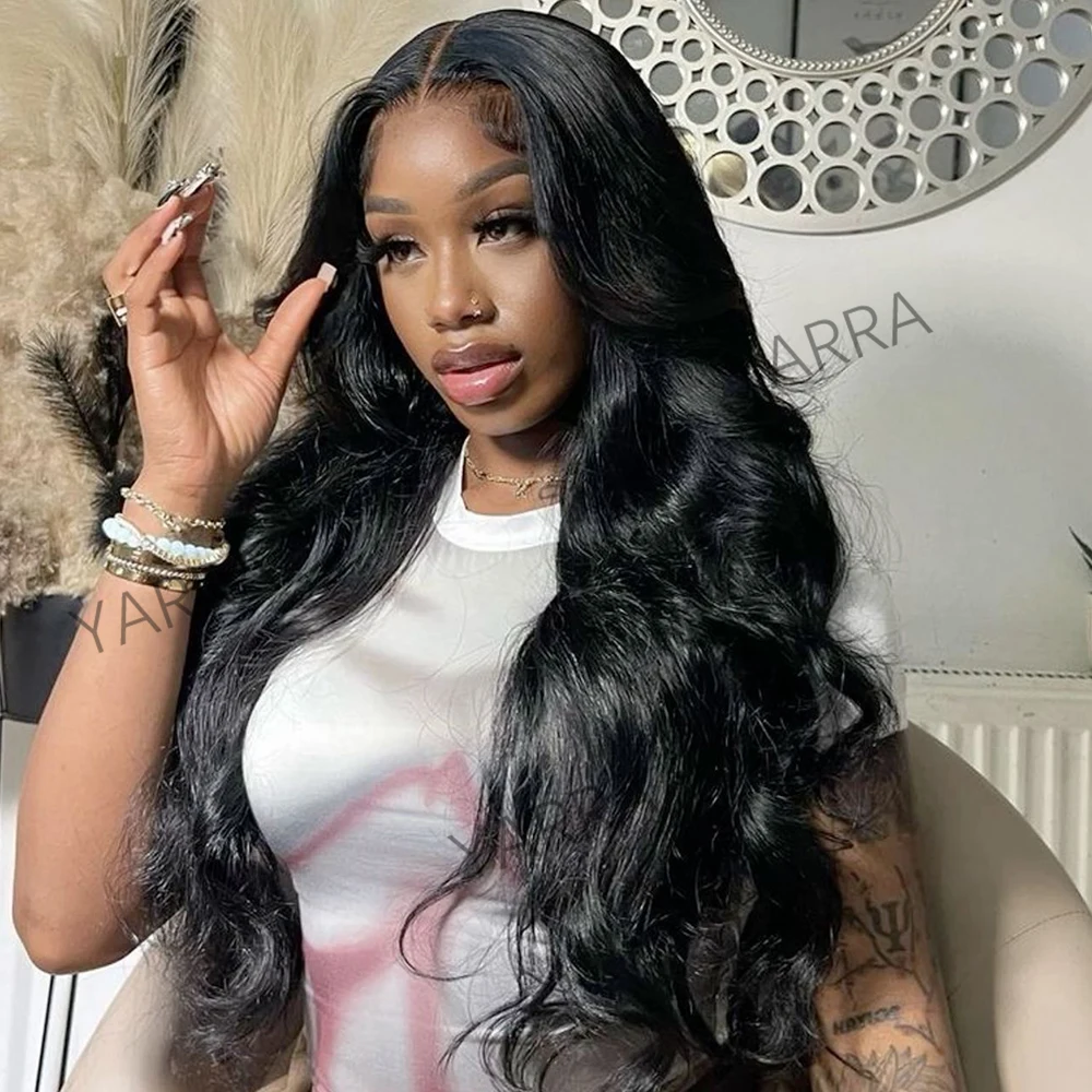 Glueless HD Transparent 13x4 Body Wave Lace Front Wig PrePlucked 13x6 Lace Frontal Wig Human Hair Wigs For Women 4x4 Closure Wig