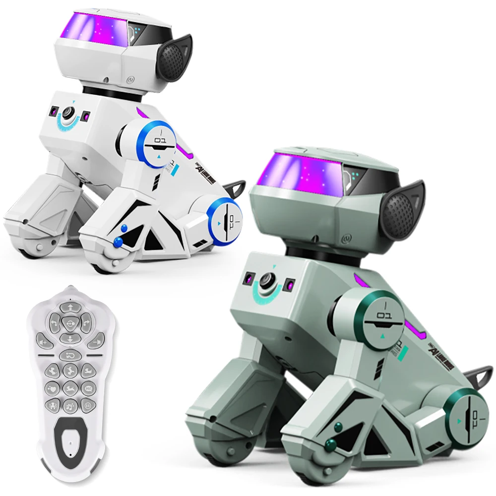 9IMOD AI Programmable Robot Dog 2.4G Multilingual Voice LED Kids  Learning Toy