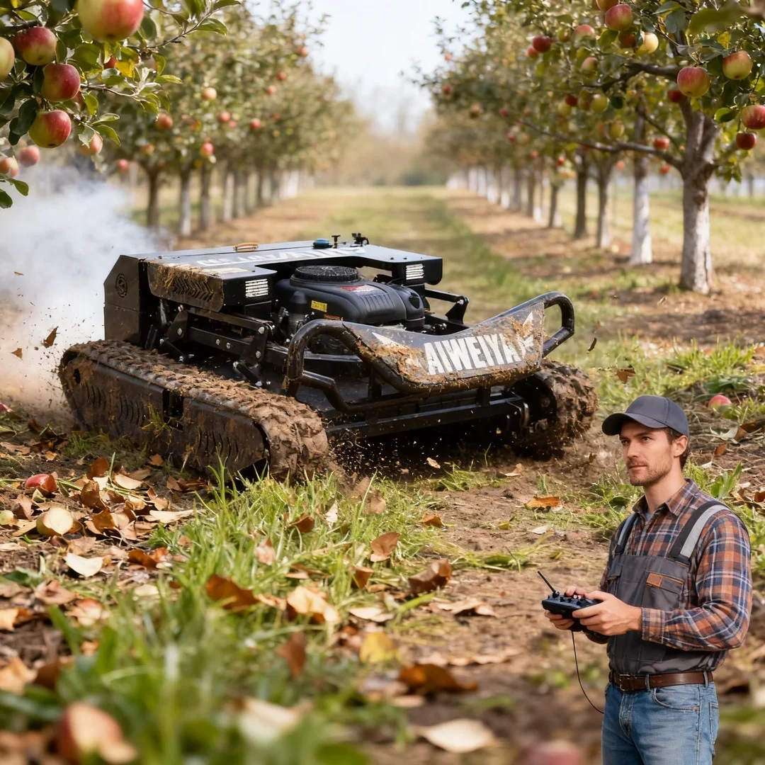 

Настраиваемый гусеничный робот-трактор с дистанционным управлением и косилкой для садов, сельского хозяйства, домашнего и коммерческого использования