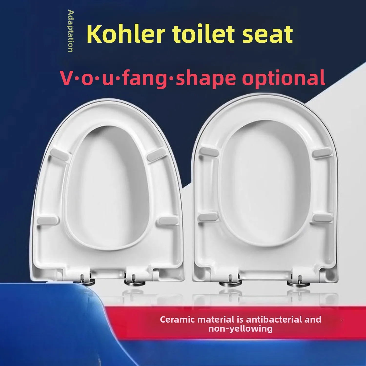 

Чехол на сиденье унитаза, совместимый с Kohler, оригинальная масляная подушка, медленное закрытие, универсальный, подходит для старых комодов, модель 4713, запасные части