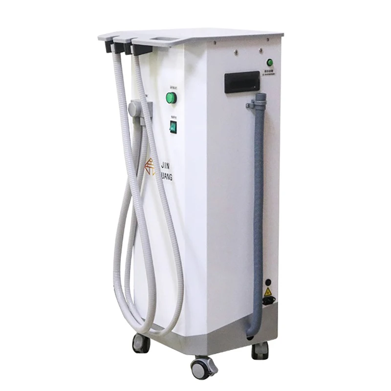 Mobile Dental Surgical Suction Machine High Vacuum Portable Dental Suction Unit