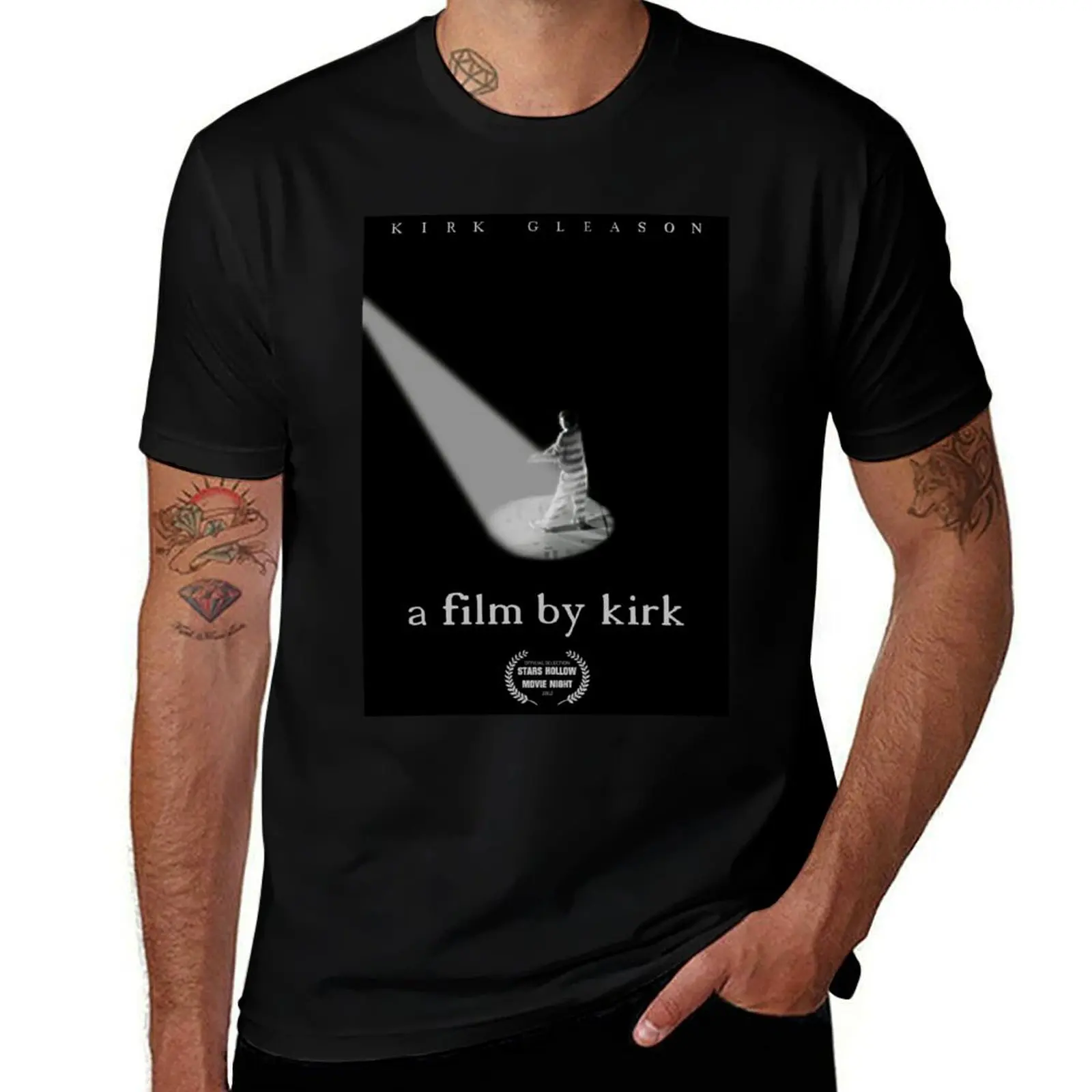 A Film by Kirk Poster. Gilmore Fan Art T-Shirt Summer Fashion Casual Tee Shirt