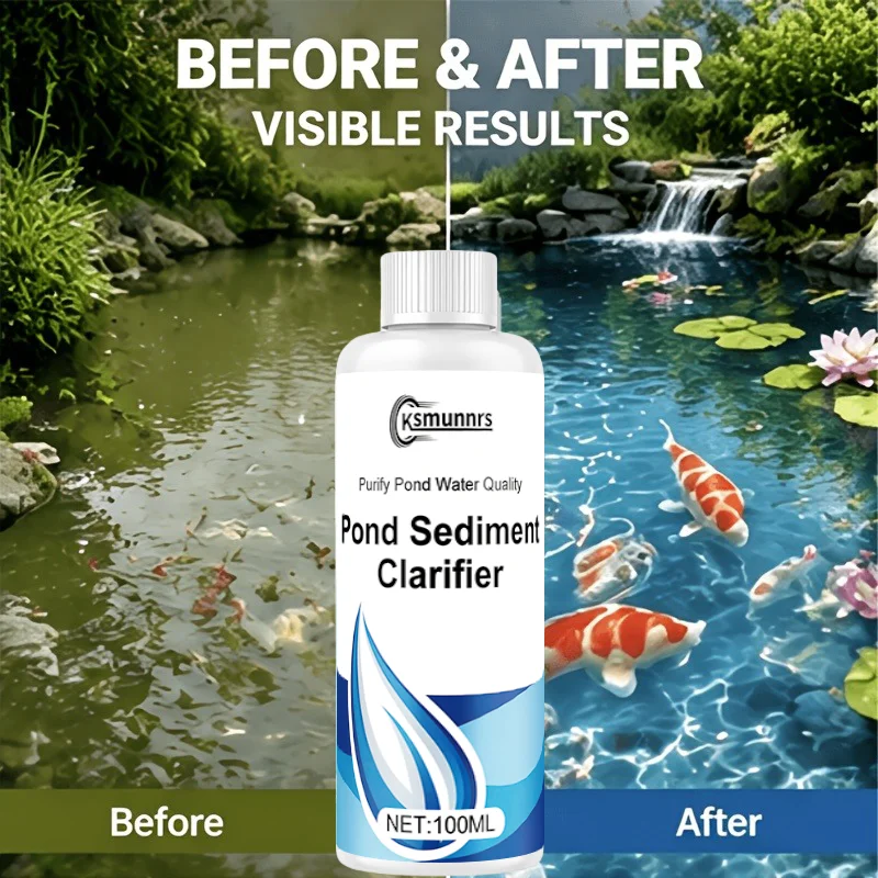 Fast-Acting Pond Water Clarifier for Fish Ponds And Outdoor Water Features - Enhance Water Quality