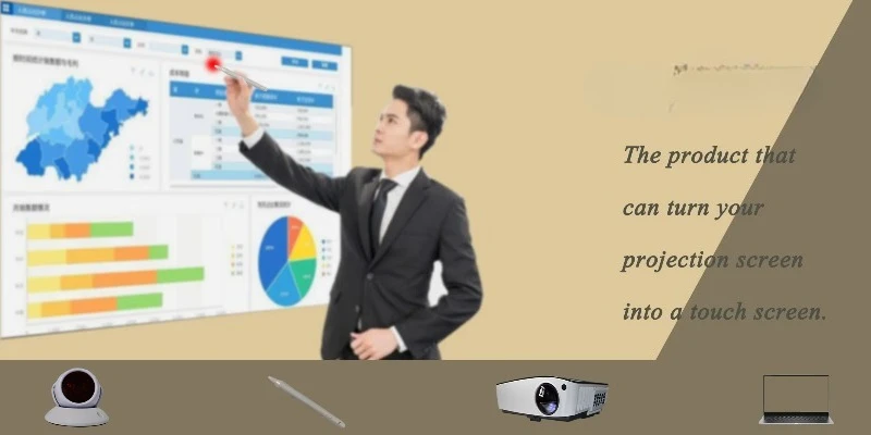 Interactive Pen Touch Digital Whiteboard System Smart Wall Projection School/Conference White Interactive Board