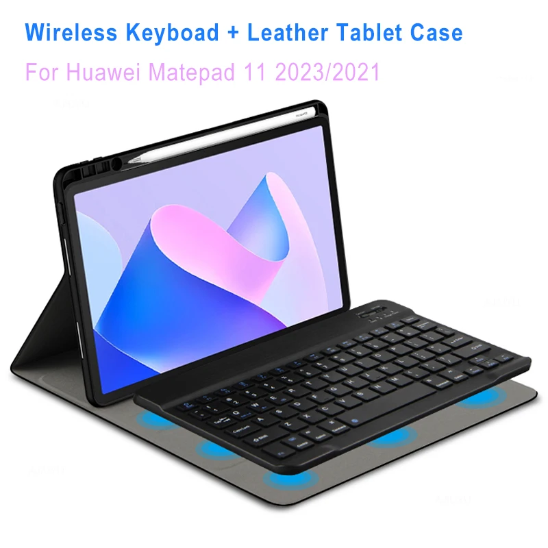 

2023 Magnetic Keyboard Case for Huawei Matepad 11 10.95 inch Air 11.5 Inch Funda with Pencil Holder Case with Bluetooth Keyboard