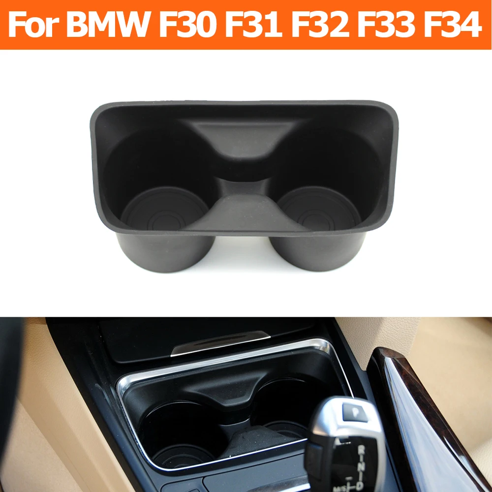 Car Central Control Console Water Cup Drink Holder Storage Insert Cabinet For BMW 3 4 Series F30 F31 F33 F34 F36 51169323675