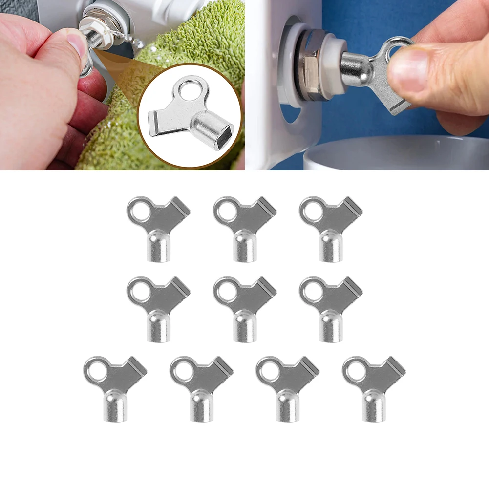 For Plumbing Tasks Air Vent Keys Radiator Keys Easy Radiator Access 2.20X2.20X0.90cm Radiator Bleed Keys Set Hvac System