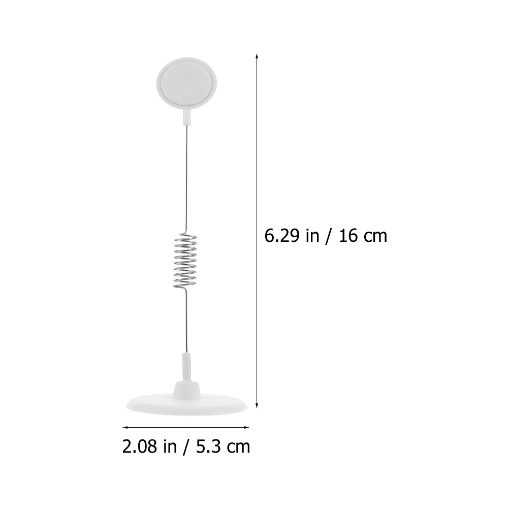 10 قطعة مشبك إعلاني حامل بطاقات السعر تصميم بسيط عرض التسمية تقف لعرض أسعار البضائع في محلات السوبر ماركت