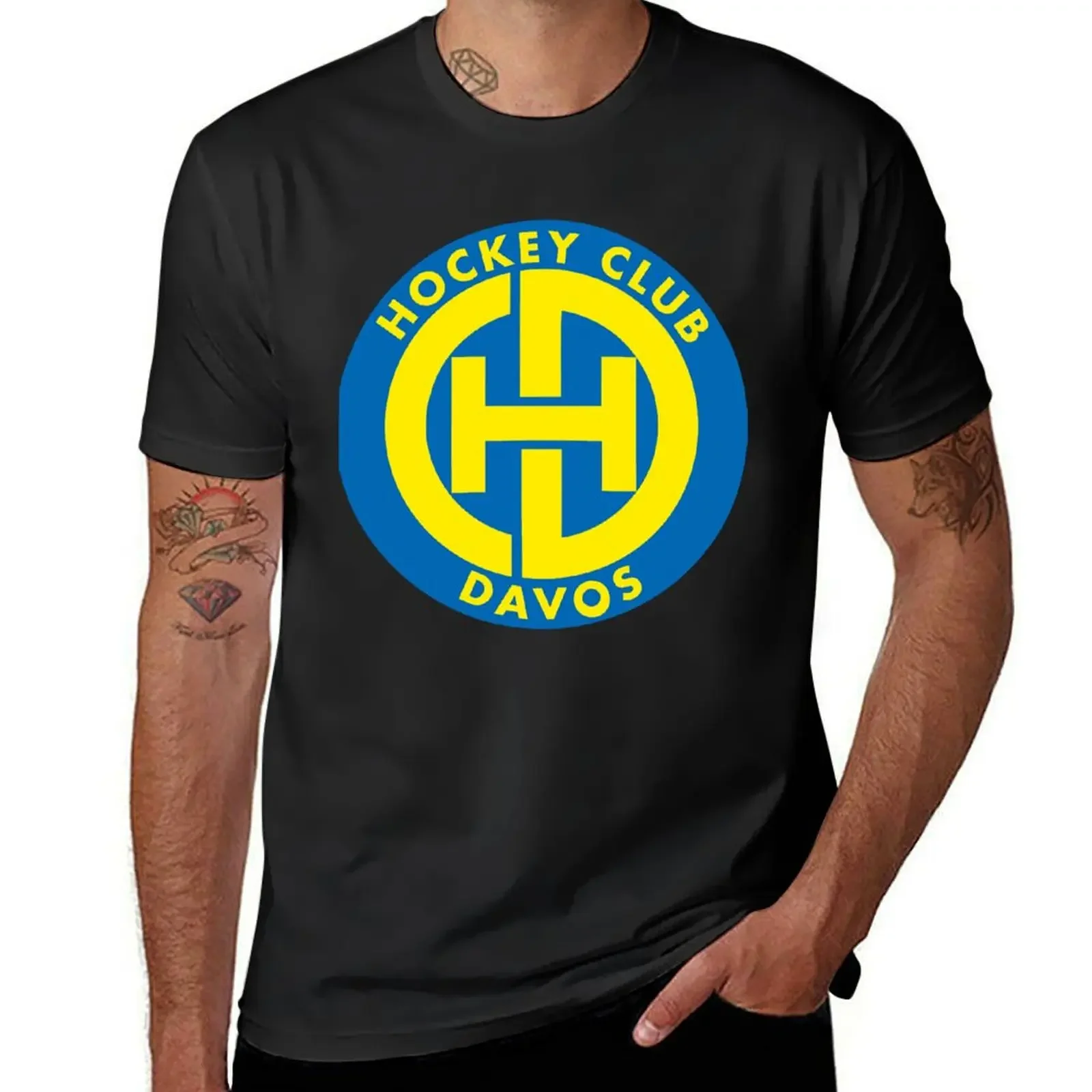 HC Davos T-Shirt customs design your own graphic t shirt vintage basketball graphic tees sublime workout shirts for men