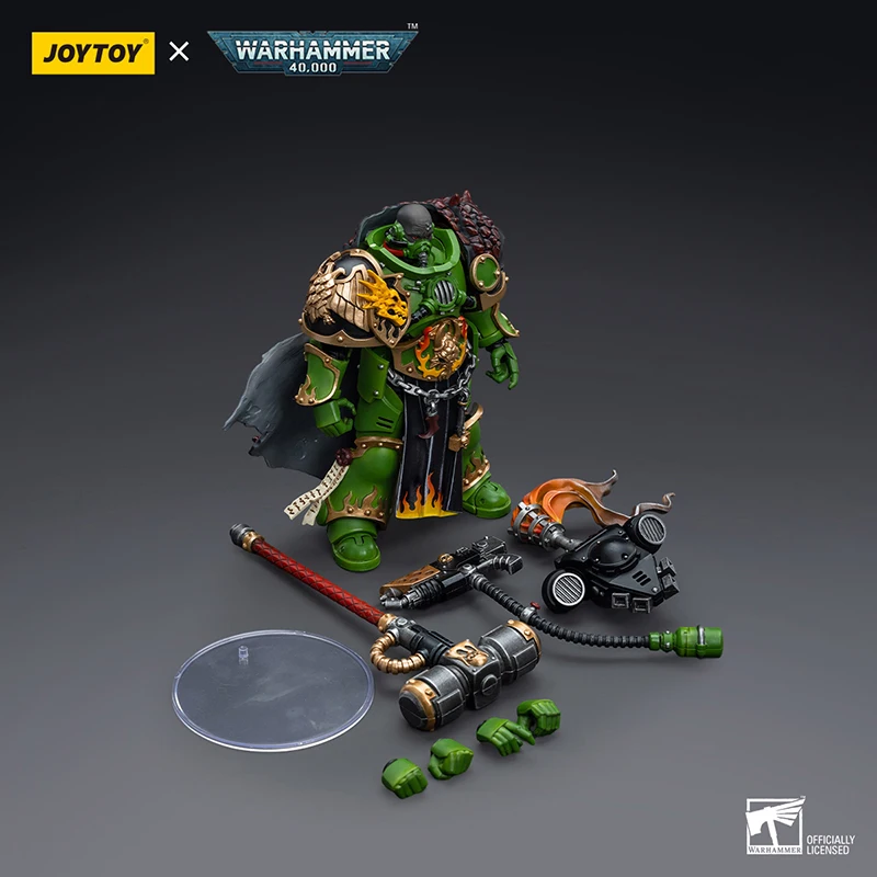 JOYTOY Warhammer 40000 salamandres capitaine Adrax Agatone figurines modèle Original poupée décoration originale Collection cadeau