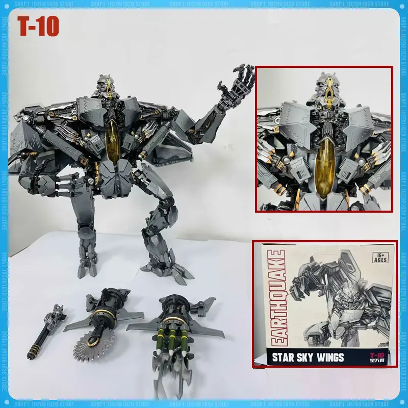 ในสต็อกทรานส์ฟอร์เมชั่น แบล็ค แมมบา T-10 สตาร์สครีม STAR SKY WINGS รุ่นโลหะผสมรูปแบบแอ็คชั่นรูปปั้นคอลเลกชันของเล่นของขวัญ
