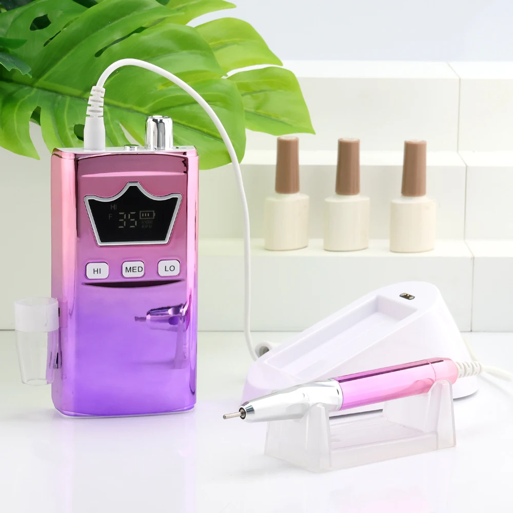 Type-C USB Charging Smart Ultra Smooth Brushless Motor High Quality Factory Price Efile Nail Drill Machine for Salon Supply