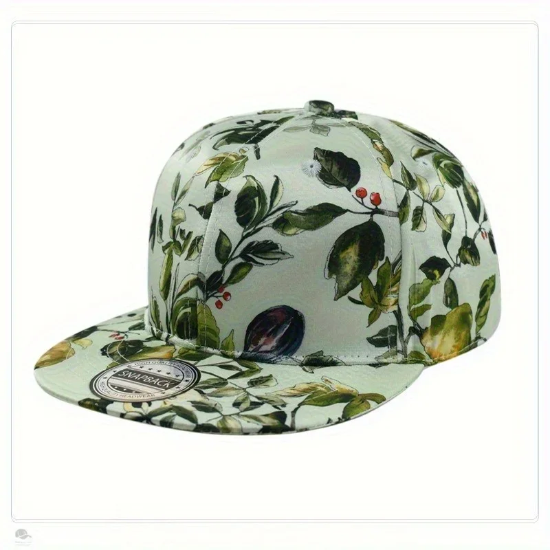 

Women's Baseball Cap Palm Tree Leaf Print Hip Hop Design Colorful Sun Hat Outdoor UV Protection