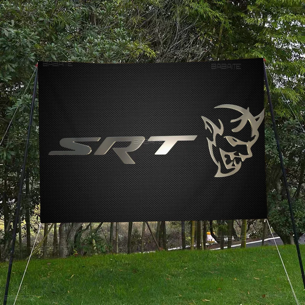 SRT Hellcat Demon Dodge Challenger Car Racing Large Size Shop Art Promotion Advertising Booth Flag Hanging Banners