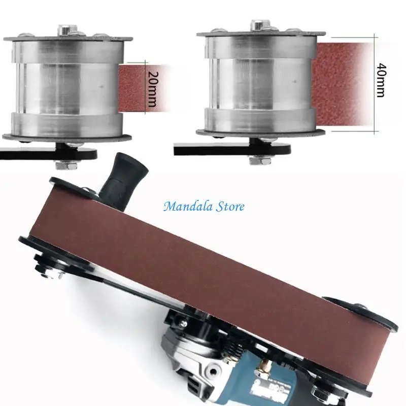 

U2JC Easy Installs Quick Changing Belt Sander Accessory Enhancing Efficiency in Metal Polishing and Wire Drawing Tasks