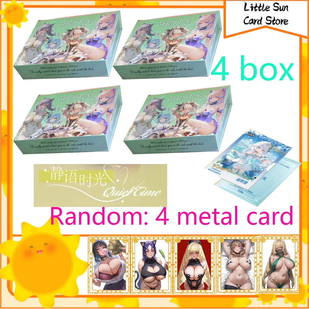 

Оптовая продажа Quiet Time Goddess Story Collection Cards Аниме Goddess Feast Booster Box Редкая игровая коллекция слепая коробка