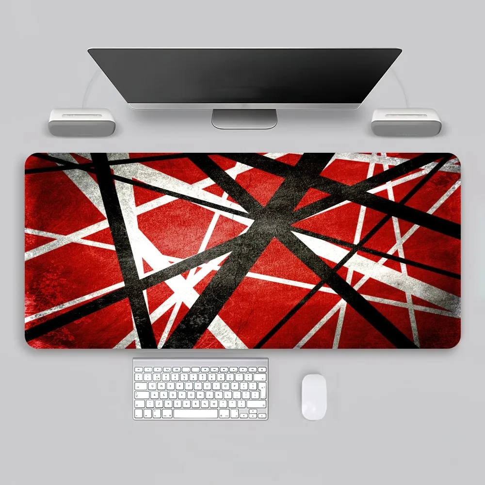 Band Eddie V-Van H-Halen Guitarist Mouse Pad Game Office Large PC Keyboard Rubber Big Computer Laptop Table Desk