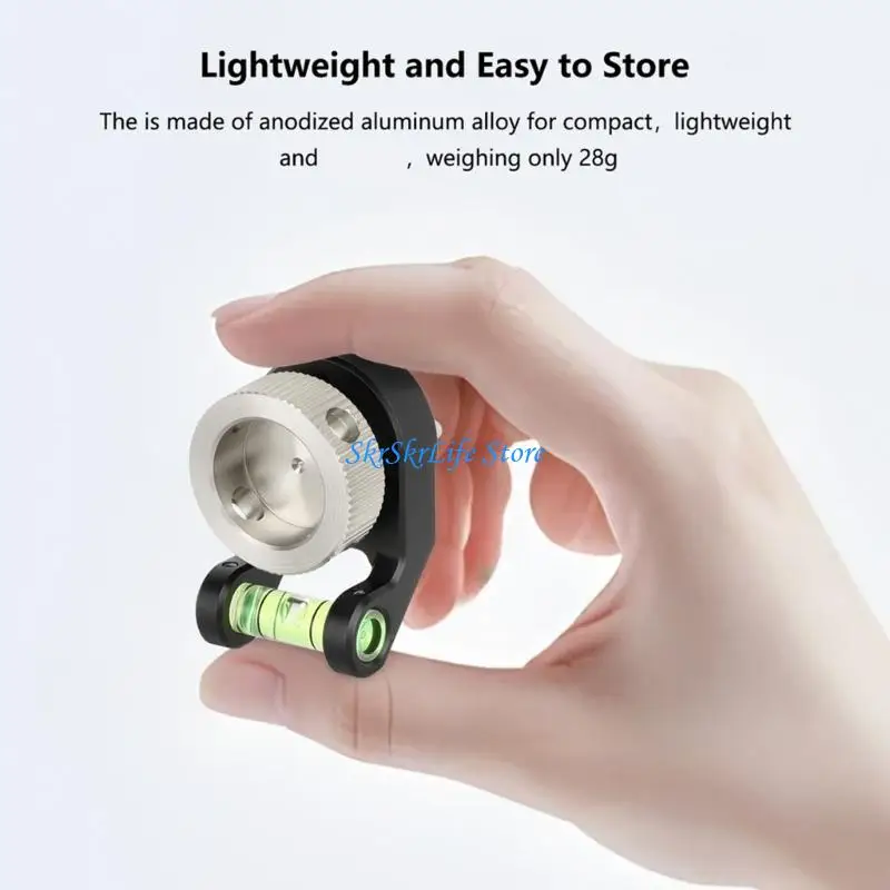 

E65E Portable Bubble Level Featuring 1/4 Inch Screw For Easy Attachment