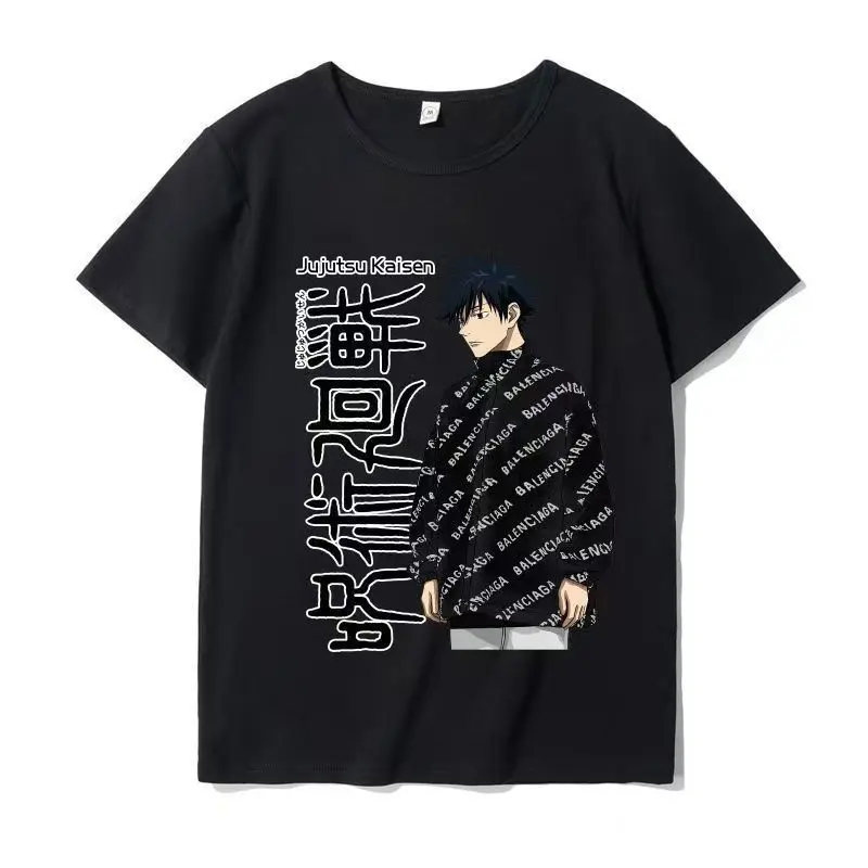 

Spells Return To War Joint Animation Летняя периферийная футболка с пятью узлами и короткими рукавами, двумерные свободные мужские и женские