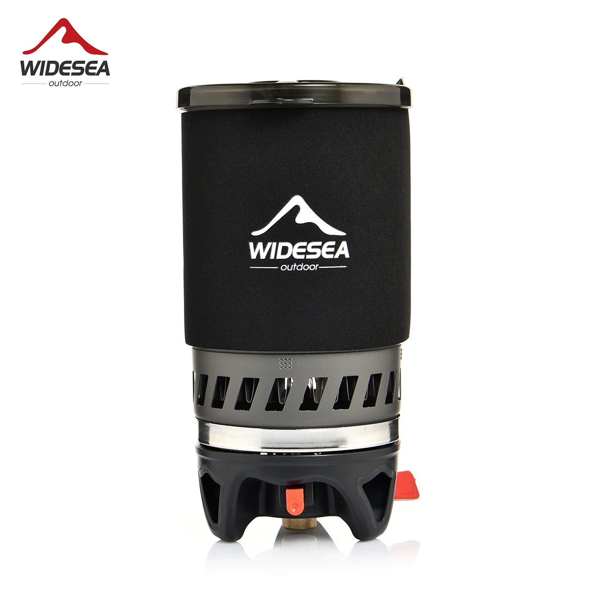 Widesea-sistema de cocina para acampar con intercambiador de calor, estufa de Gas para exteriores, quemador, cafetera turística, taza, utensilios de cocina, vajilla, turismo