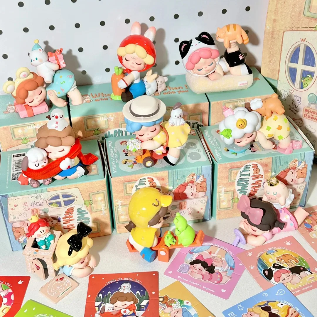 

Wendy When I'm with You Series Blind Box Toys Dolls Mini Mystery Box Model Exchange Gifts Cute Trendy Play Ornament Bubble Wendy