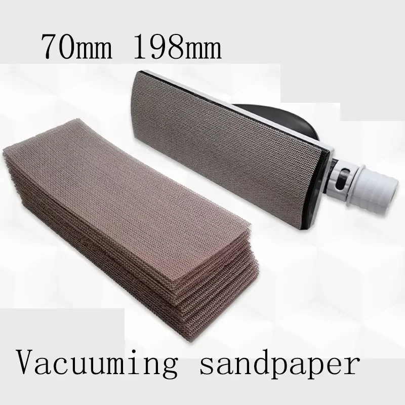 

Suitable for MIRKA Mesh Sand Square Dry Grinding Mesh Sandpaper 70/198mm Sanding Dust Suction Flocking Abrasive Rectangle