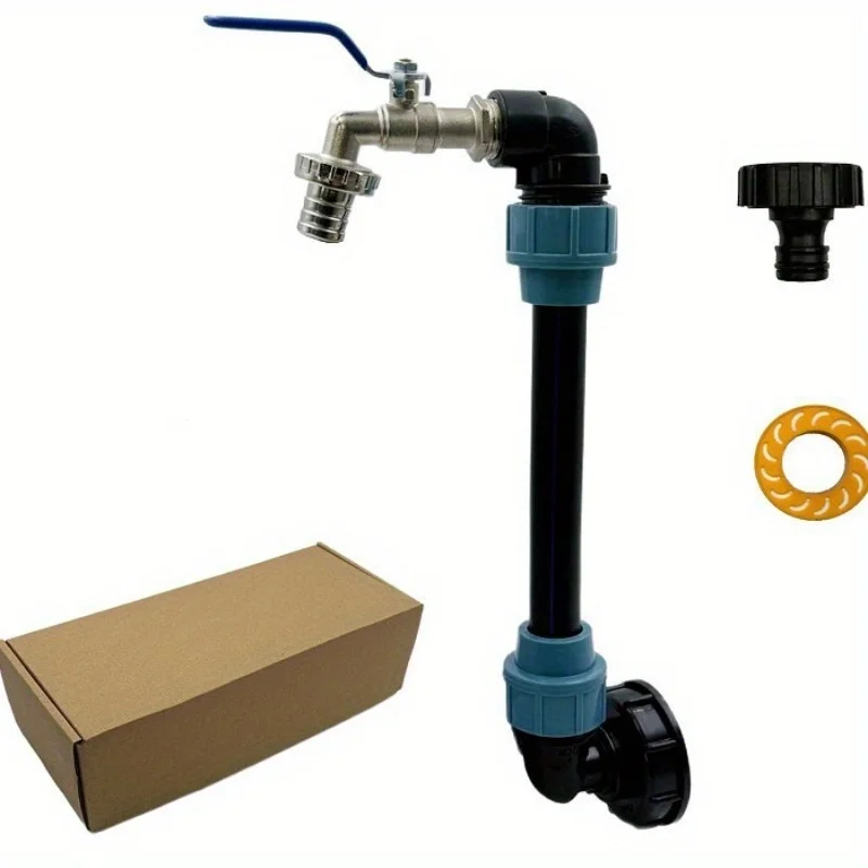 1 Set Copper-colored Faucet Connectors 3/4