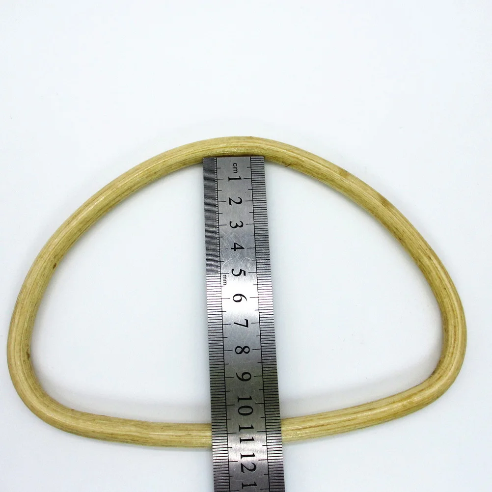 

4Pcs Bamboo Handbag Handles DIY Purse Handle Smooth Round Tote Bag Accessory Craft Project Unique Style Holder