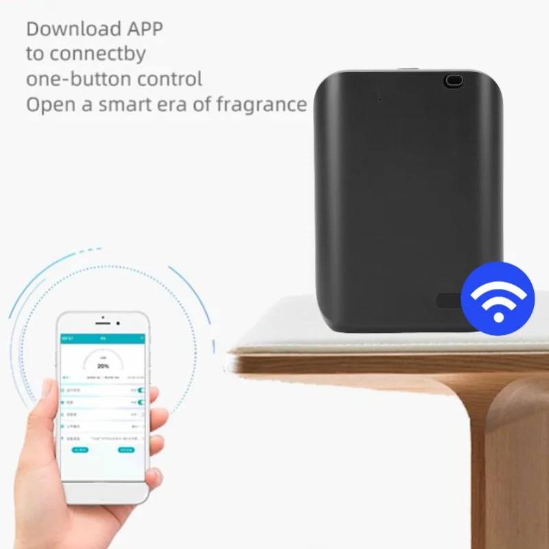 150ML Smart Scent Air Machine APP Control Silent Wall Mount Desktop Hotel Scent Diffuser Aromatherapy for 200㎡