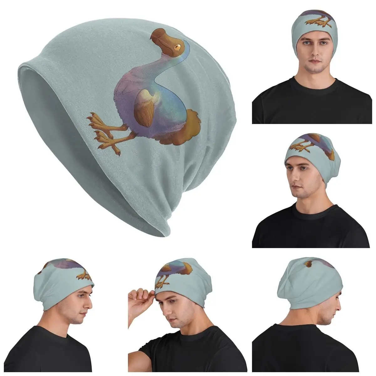 

Dodo Bird Warm Knitted Cap Fashion Bonnet Hat Autumn Winter Outdoor Beanies Hats for Men Women Adult