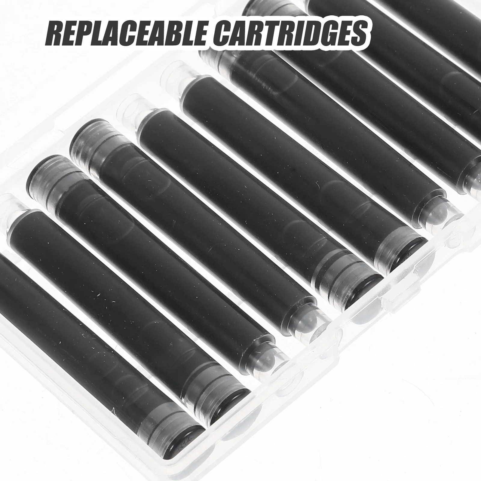 1 セットスムーズな書き心地の万年筆インク詰め替え速乾性交換可能なカートリッジ学生の宿題練習学用品