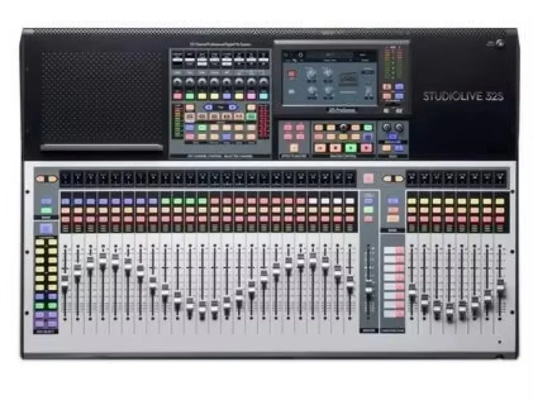 16 The digital recording and mixing console is suitable for live sound production of touring audio systems